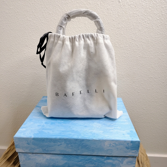 Bafelli Universe Cat Leather Mini Satchel Gold Zeus Emblem Luxury Bag - Picture 6 of 16